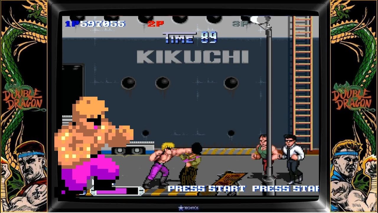 FINAL DOUBLE DRAGON  - Avances - Testing MAC From KYROS NO YAKATA  カイロスの館  Arcade Game