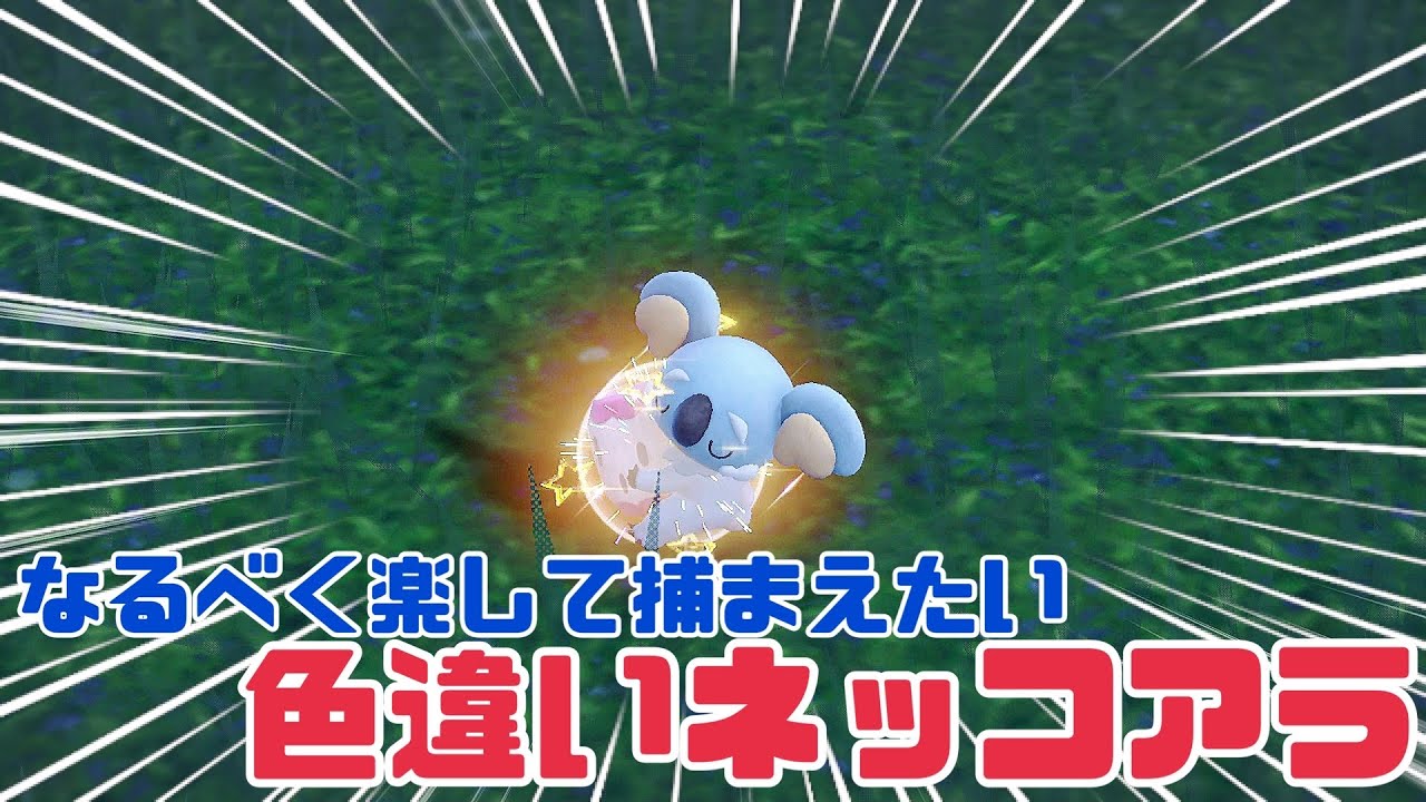地味に捕まえてなかった色違いネッコアラをGETするよ！【ポケモンSV】
