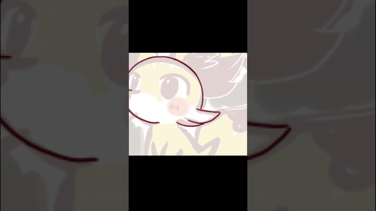 金木犀とフォッコ　#Shorts #イラスト #イラストメイキング #ポケモン