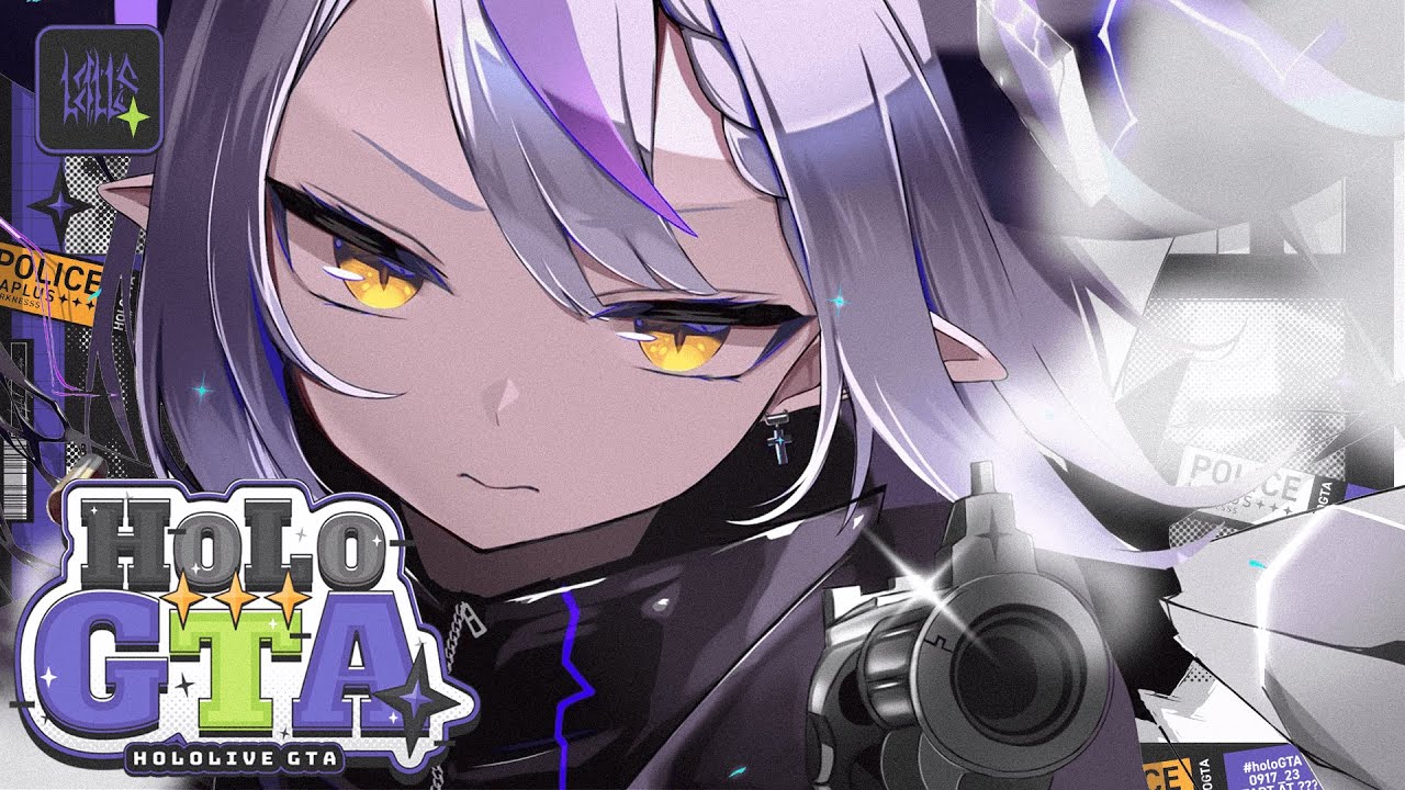 【 #holoGTA 】ホロGTA２日目🛸💜吾輩がこの国の治安を守ります！！！【ラプラス・ダークネス/ホロライブ】