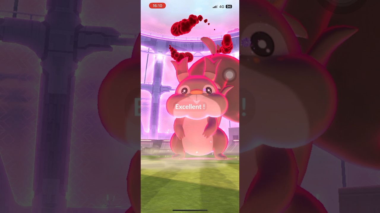 ダイマックス ホシガリス エクセレントスロー #shorts #ポケモンgo #pokemongo