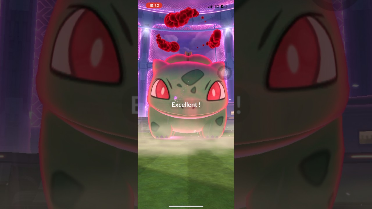 ダイマックス フシギダネ エクセレントスロー#shorts #ポケモンgo #pokemongo