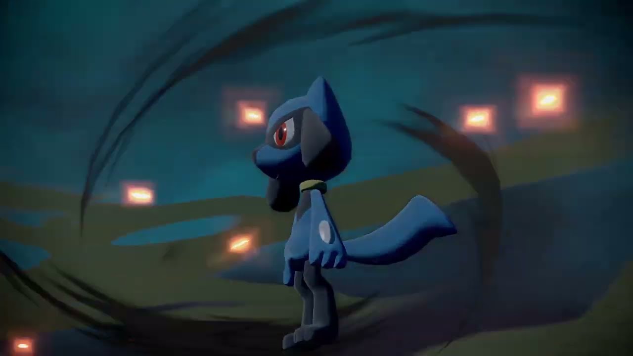 ポケモンレジェンズアルセウス進化シーン リオルRiolu ルカリオLucario 223～224