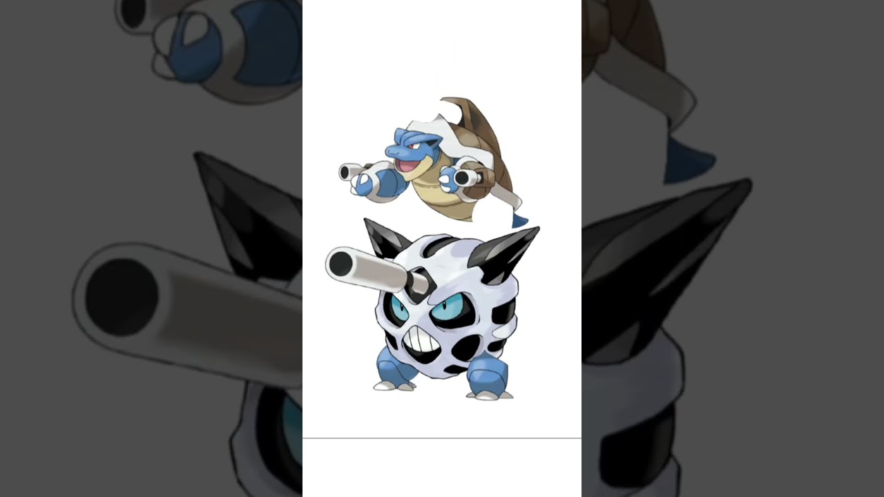 メガカメックス＋オニゴーリ合成。ドクロタンク　#ポケモンフュージョン #改造ポケモン  #伝説のポケモン #最強ポケモン #pokemon