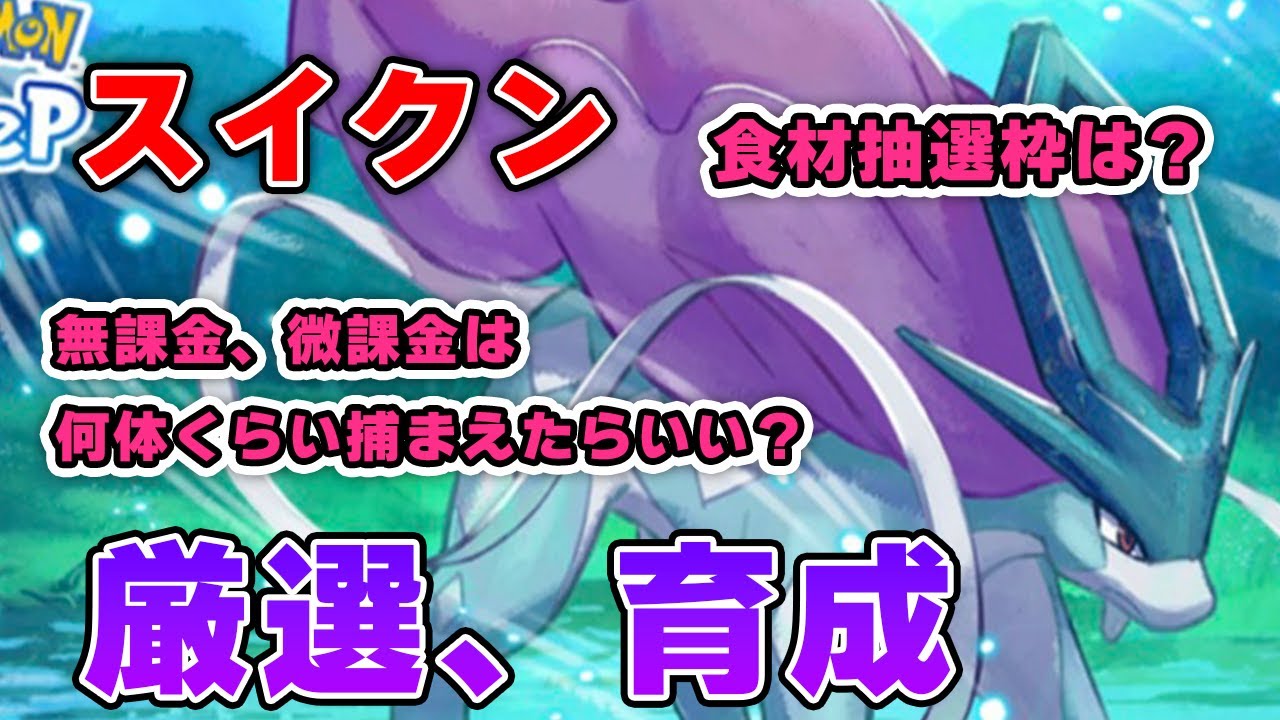 【ポケモンスリープ】無課金、微課金はスイクンの良個体は追うべき？【スイクン】