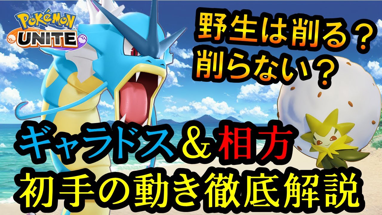 【ゆっくり実況】ギャラドス＆『相方』初手の動き徹底解説【ポケモンユナイト】