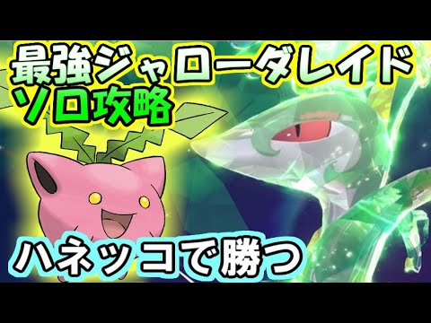 【ソロ攻略】最強ジャローダレイド～ハネッコの場合。～【ポケットモンスター　バイオレット】