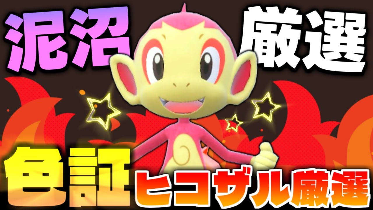 【ポケモンSV】効率の良い場所で厳選したはずなのに大不運発動!?シンオウ御三家｢ヒコザル｣の色証厳選で苦戦した先ついに激レア証持ちゴウカザルが完成!!【色違いポケモン】【色違い厳選】【切り抜き】