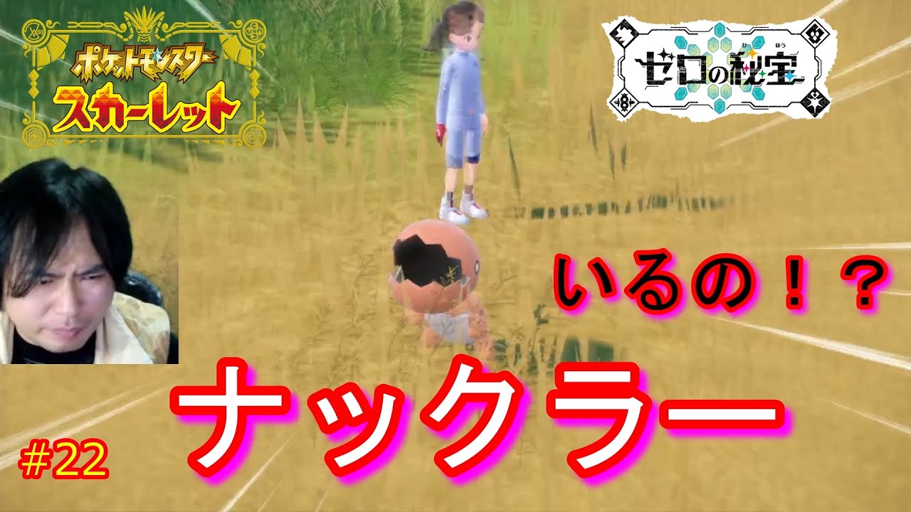 ポケットモンスタースカーレット #22【ゼロの秘宝 後編 藍の円盤】ナックラーいるの！？