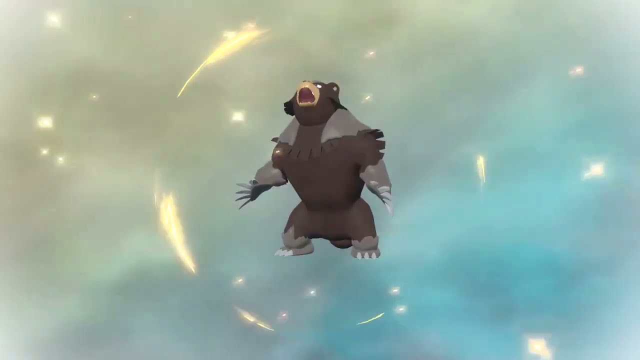 ポケモンレジェンズアルセウス進化シーン ヒメグマ リングマ ガチグマ 112～114