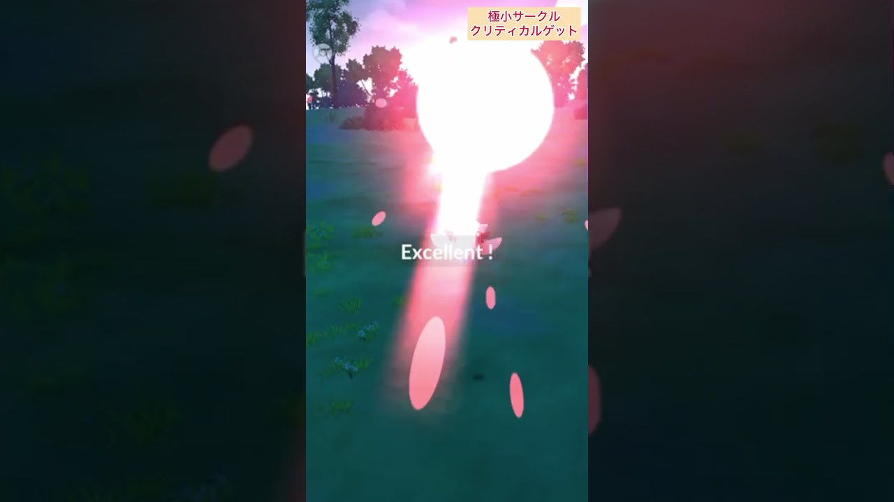 【難易度低】シュシュプ極小サークルクリティカルゲット！【ポケモンGO】