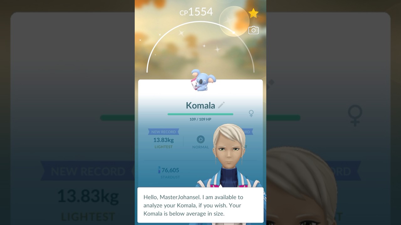 Shiny Komala #pokemongo #shinypokemon #komala