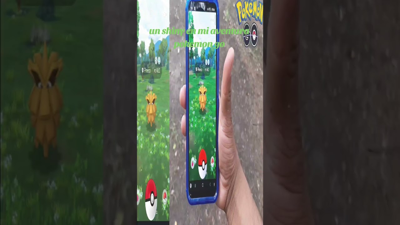 En mi aventura pokemon go un shiny pineco