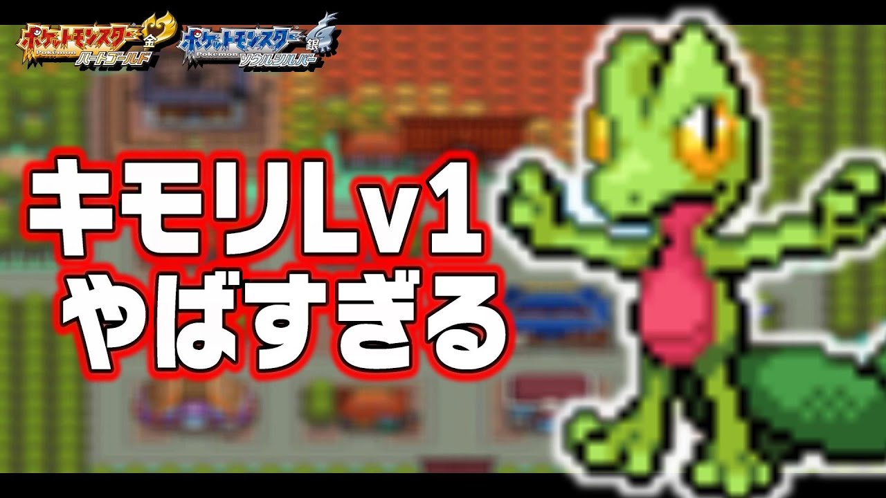 キモリLv1がジョウト地方の最初のポケモンだったら