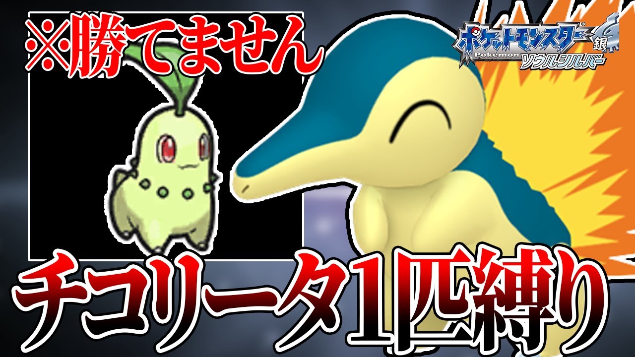 #1【鬼畜ゲー】チコリータだけで全クリアするポケモンHGSS【運命の出会い】【縛りプレイ】【ゲーム実況】