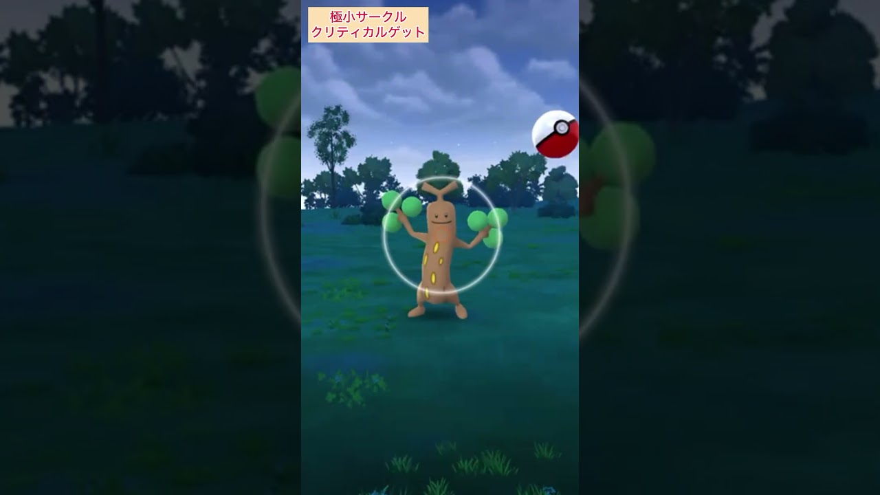 【難易度低】ウソッキー極小サークルクリティカルゲット！【ポケモンGO】