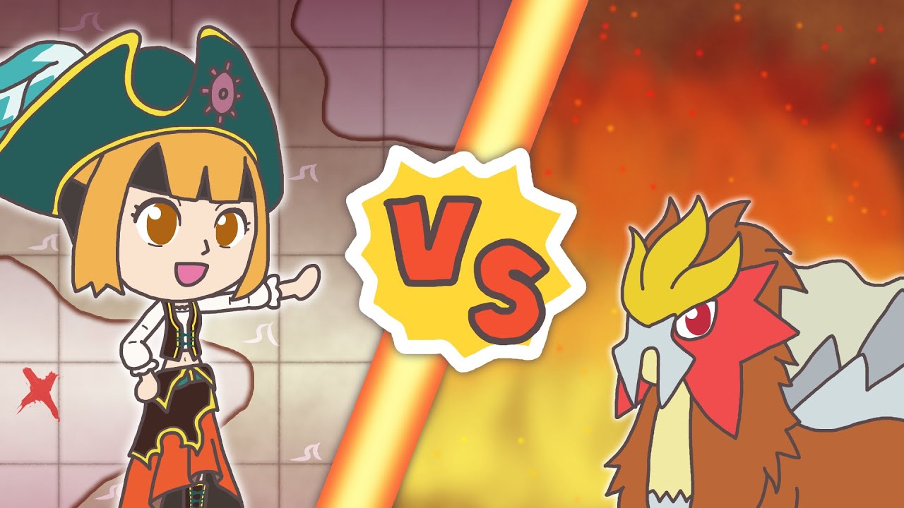 【ポケマスEX】レジェンドバトル：エンテイVH　夏ナタネ単騎　／ [Pokémon Masters EX] Summer Gardenia solos Entei VH