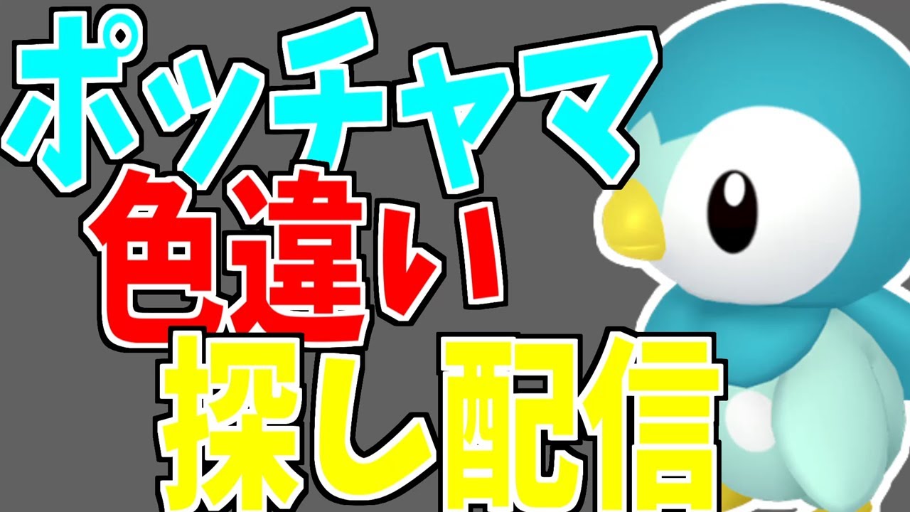 ポッチャマの色違い探し配信【ポケモンSV】