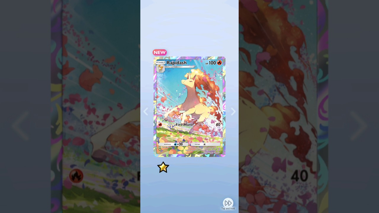 This Full Art Rapidash is BEAUTIFUL!! | Pokémon TCG Pocket #Short