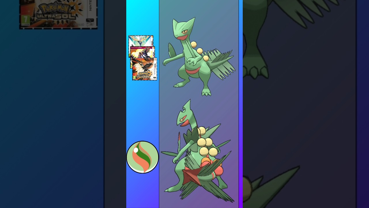 Sceptile la fase final del starter de Hoenn #pokemon
