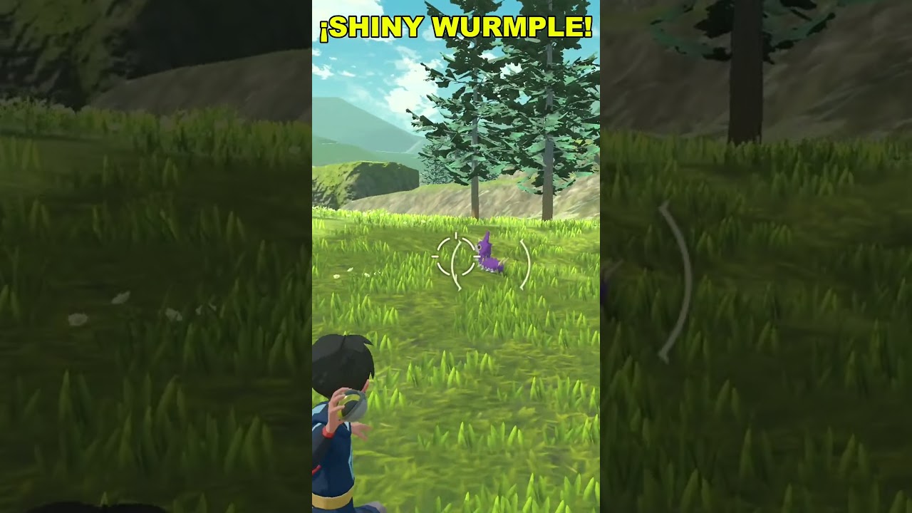 Shiny Wurmple!! #shinyhunting #pokemonlegendsarceus #shinyhunt