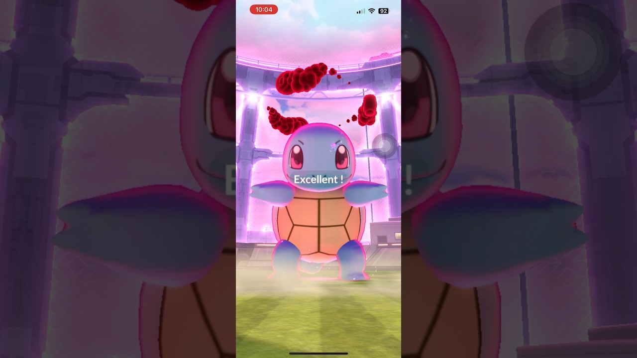 ダイマックス ゼニガメ エクセレントスロー #shorts #pokemongo #ポケモンgo #エクセレントスロー