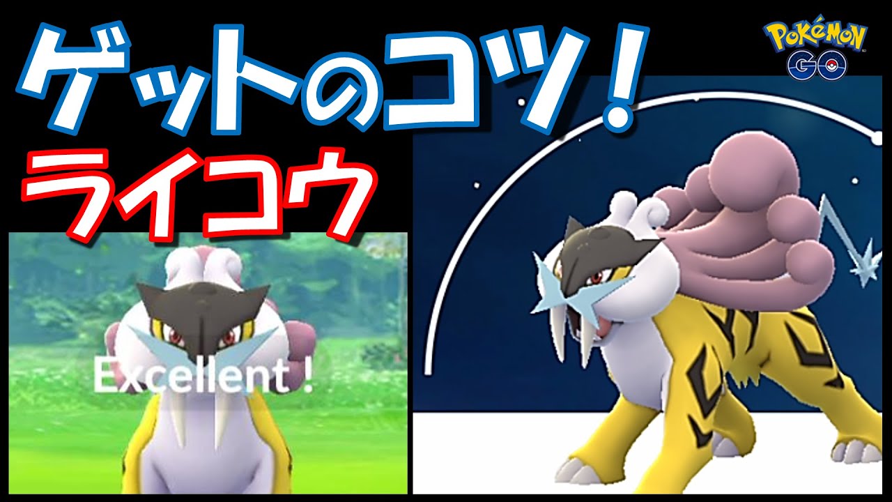 【ポケモンGO】ライコウをゲットするコツ紹介！ボールの投げ方はこれだ！