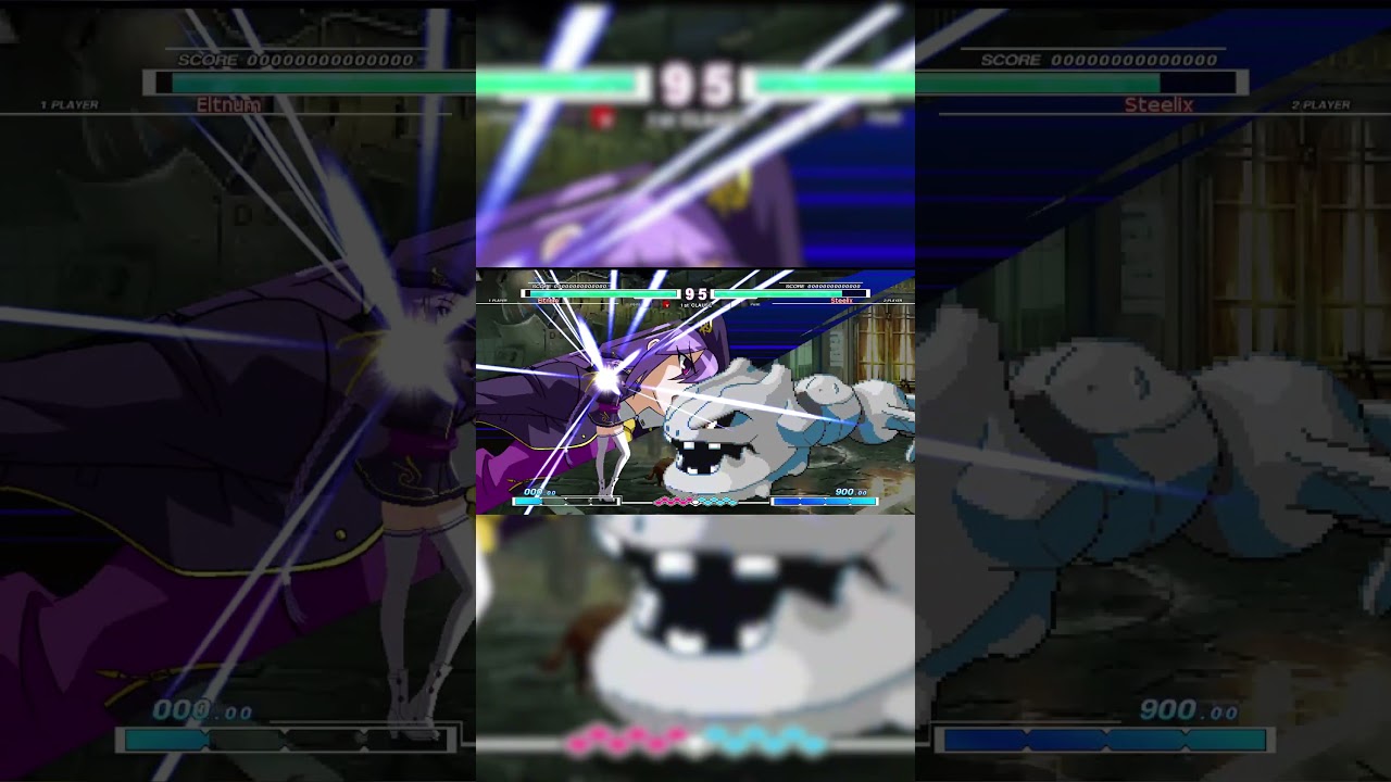 Eltnum vs Steelix (MUGEN)