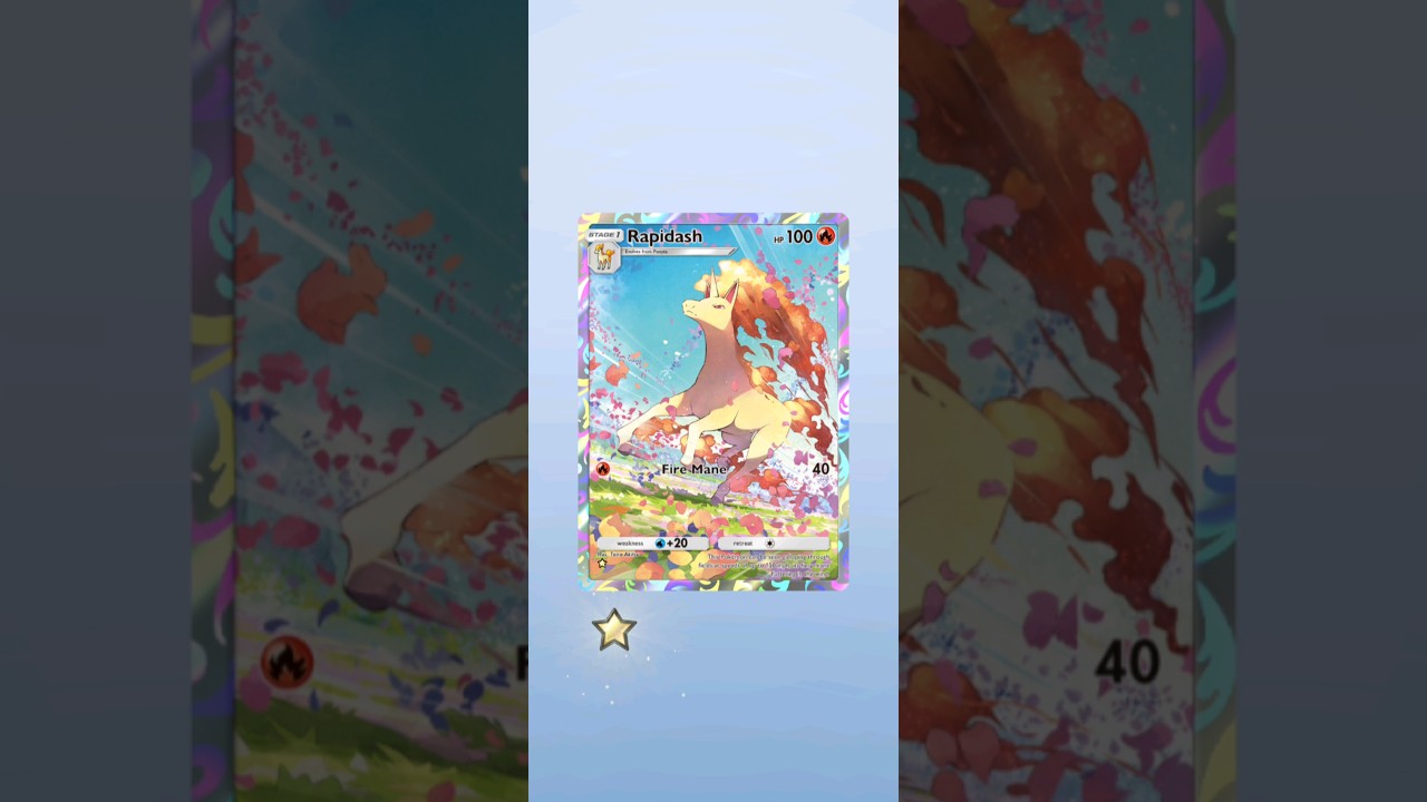 Another Full Art Rapidash!! | Pokémon TCG Pocket #Short