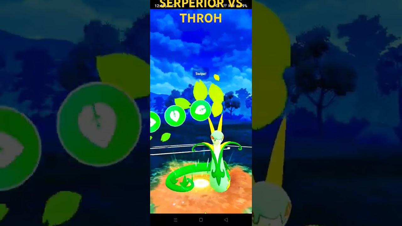 🔥🎯SERPERIOR VS THROH #pogohub #pokemon