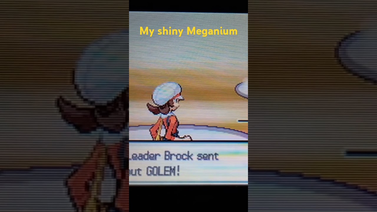 ✨️ Shiny Pokemon Meganium ✨️#pokemonsoulsilver