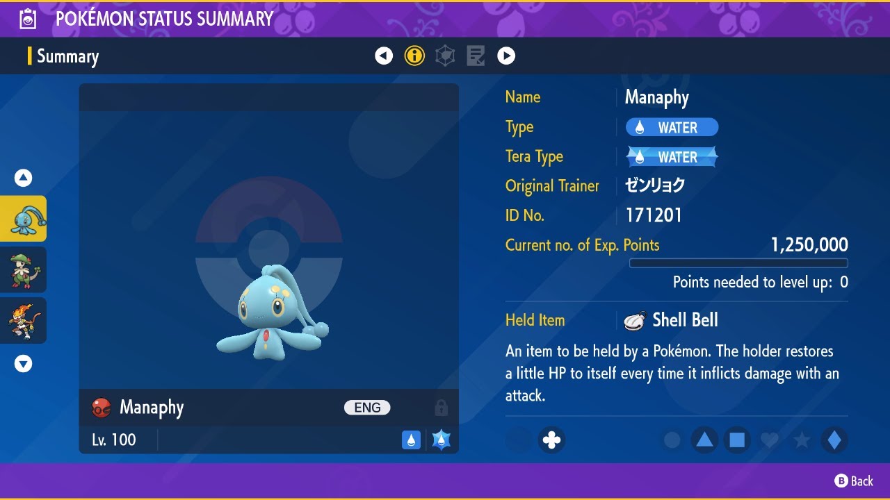Manaphy - Solo - 7 Star Infernape Raid - Pokemon Scarlet/Violet