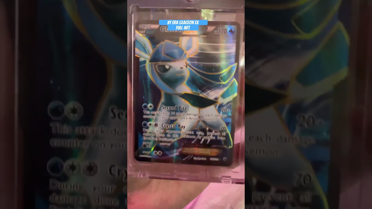 #XY Era #FullArt #Glaceon #pokemon #pokemontcg #ポケモン　#グレイシア