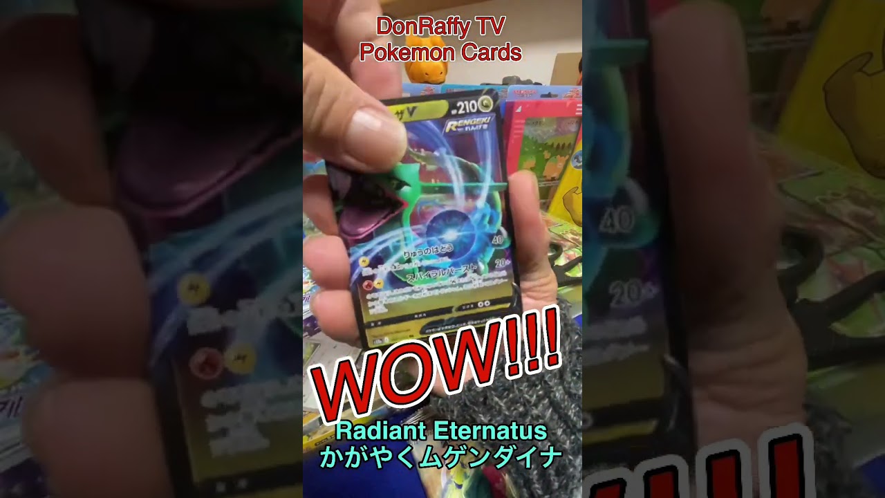 Pulled out  VStar Universe Radiant Eternatus Japanese Pokemon Card  かがやくムゲンダイナ  #seetình  #pokemon