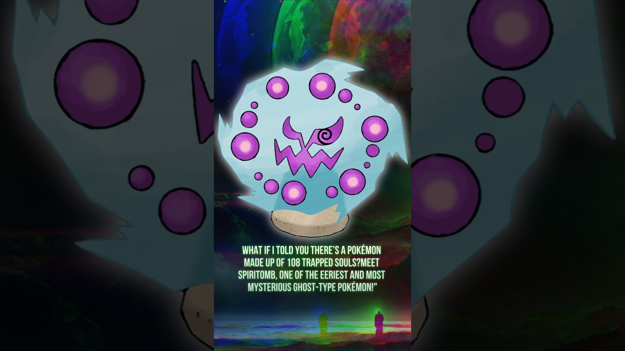 5 Haunting Facts About Spiritomb | The Pokémon Born From 108 Souls! #Lore #pokemon #shortsviral