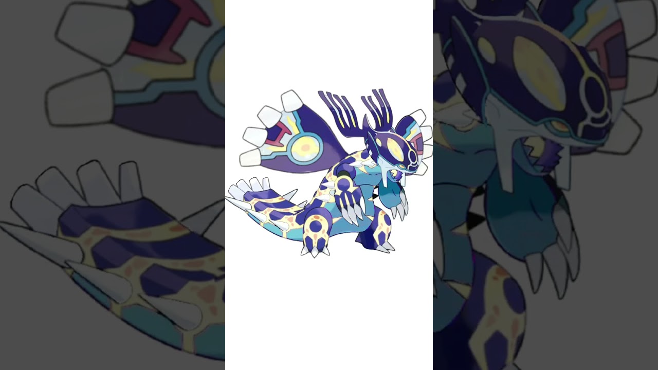 ゲンシグラードン＋ゲンシカイオーガ。大海獣ポケモン　#ポケモンフュージョン #改造ポケモン  #伝説のポケモン #最強ポケモン #pokemon