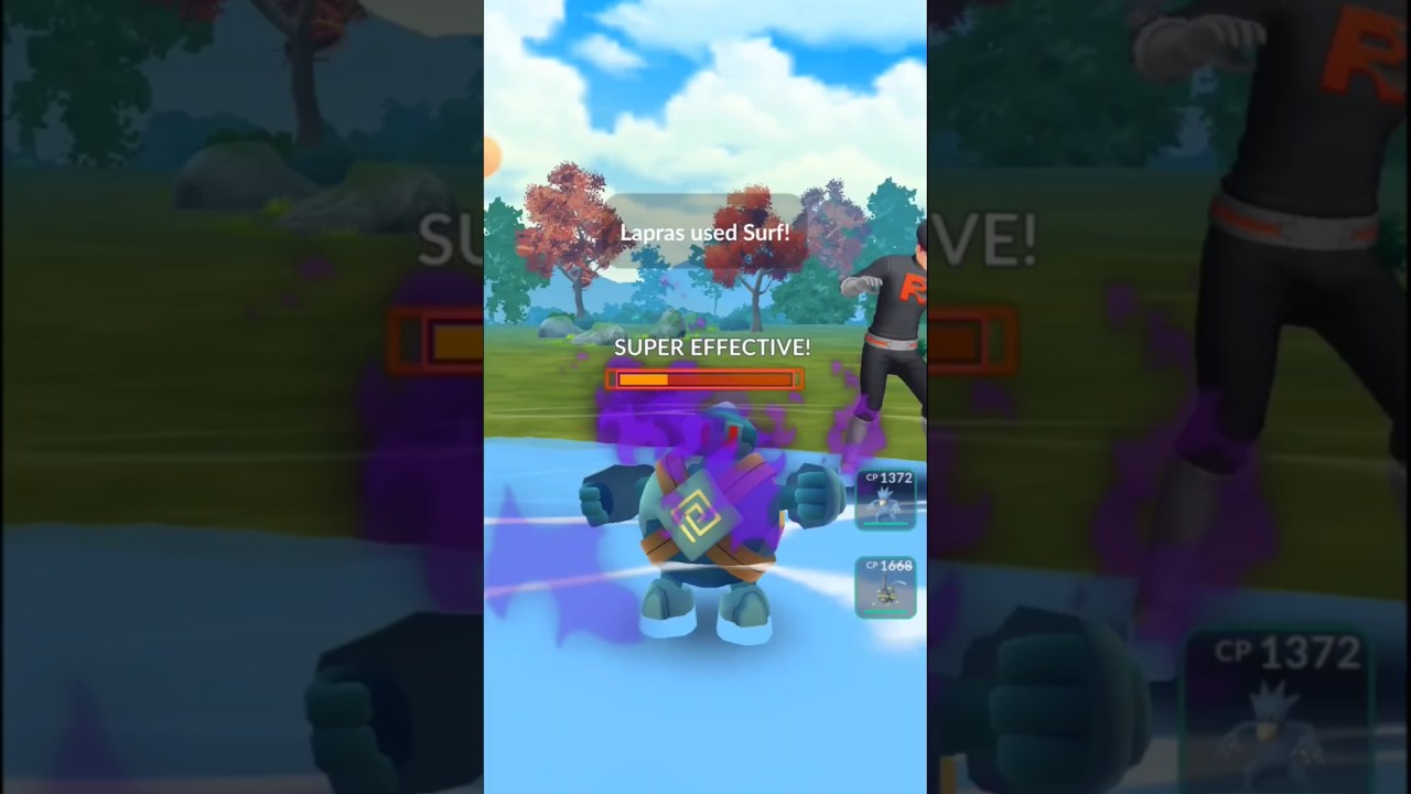 Grunt Battle Golett, Golett, Froslass #teamrocket #pokemongo #pokemon #pokémon #goshorts #getrect