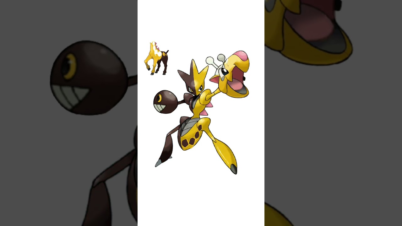 ハッサム＋キリンリキ合成。キメラポケモン　#ポケモンフュージョン #改造ポケモン  #伝説のポケモン #最強ポケモン #pokemon