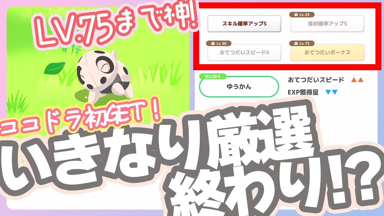 【ゴール電4日目リサーチ】ココドラ初GET！しかも大器晩成のつよつよ！まさかのもう厳選終わり！？【ポケモンスリープ】
