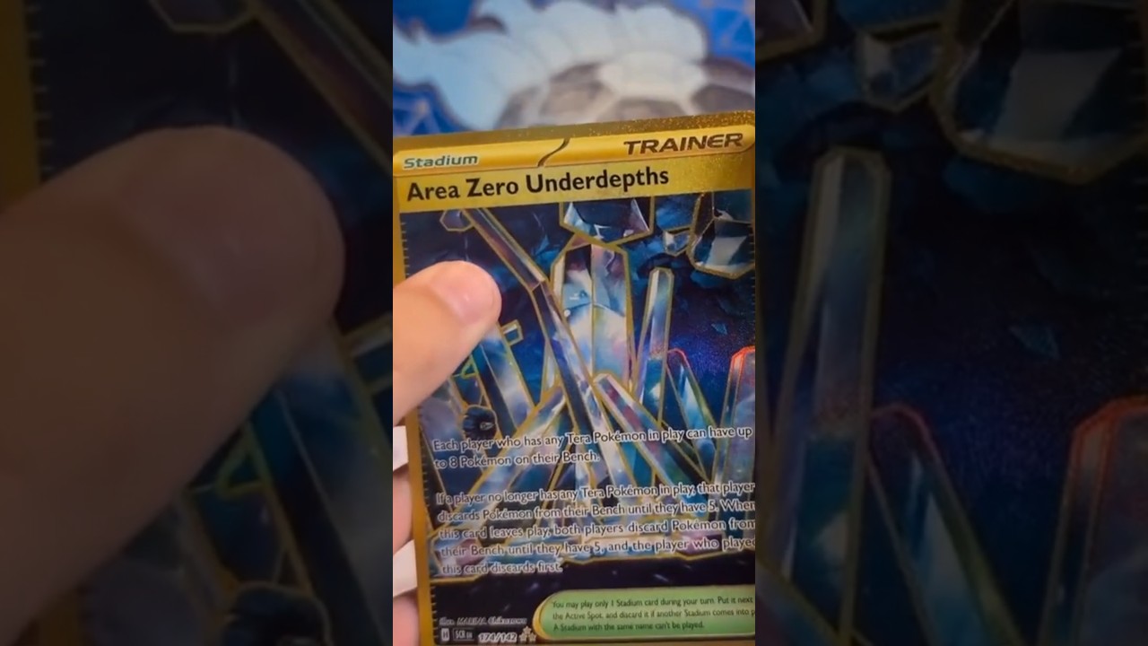 Awesome Gold Pull! Epic Stellar Crown pull #pokemontcg #pokemon