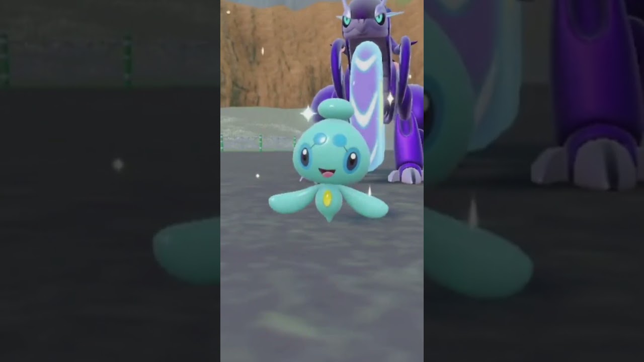 色違いマナフィを親にして「色違いフィオネ」産んでみた【ポケモンSV】#Shorts #ポケモン