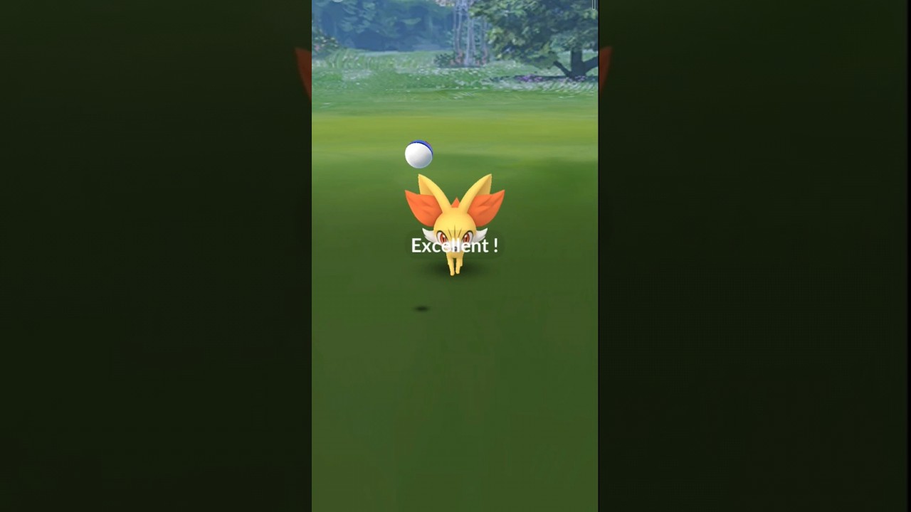 【ポケモンGO】 No.0653 フォッコへのエクセレントスロー 【エクセレントスローずかん】