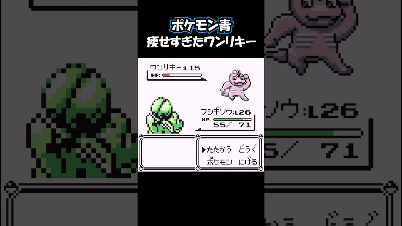 痩せすぎたワンリキー #ポケモン