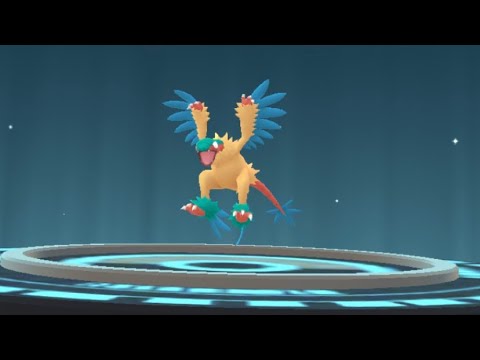 ポケモンgo 全然落ち着きがないアーケオスに進化させてみた