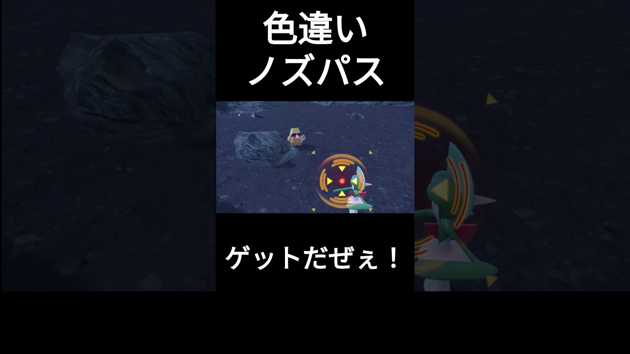 【ポケモンSV】色違いノズパスゲットだぜぇ！ ＃ポケモン ＃ポケモンSV ＃色違いポケモン ＃ノズパス