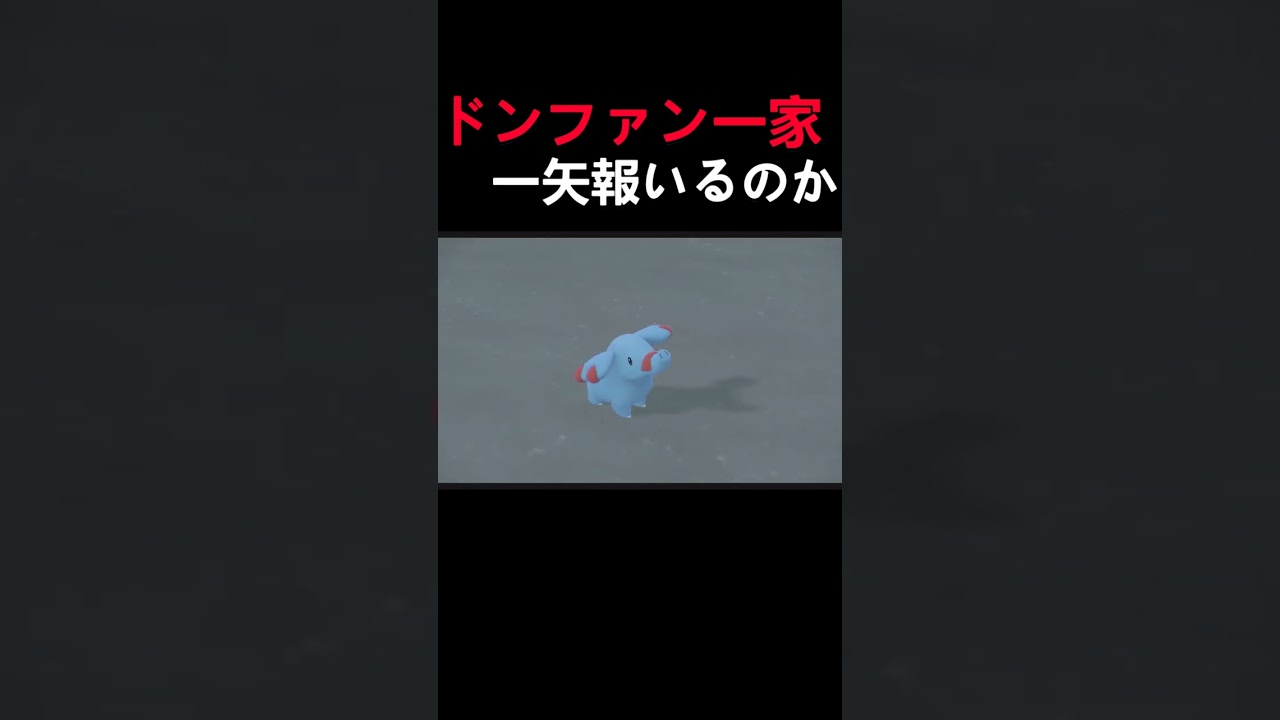 ドンファン一家、外側から家庭崩壊#shorts #ポケモンsv