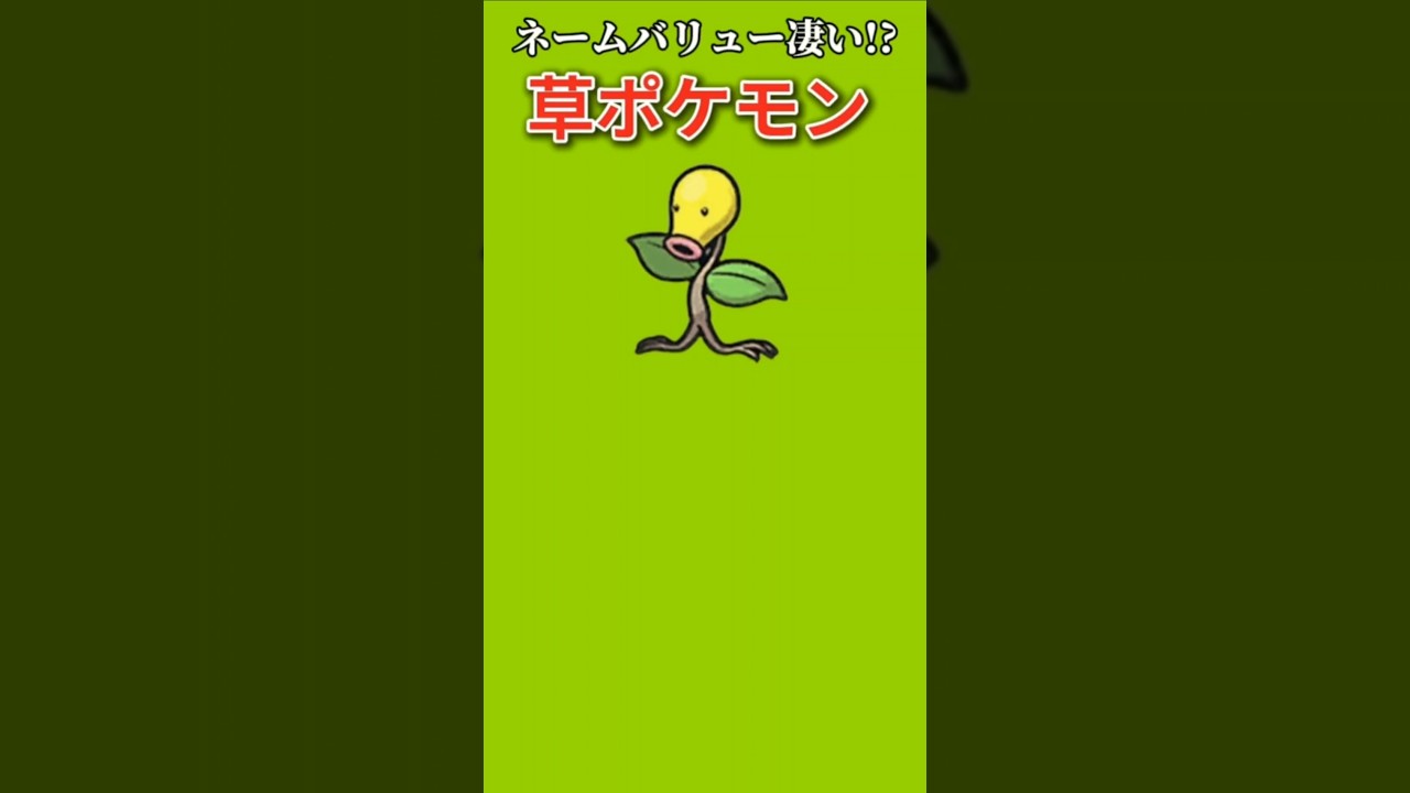 【ポケモン】ネームバリューが凄い草ポケモン「マダツボミ」【ポケモン解説事典】#初代ポケモン#ポケモン解説事典