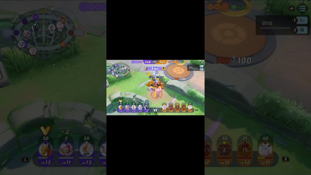 【ポケモンユナイト】リザードン1vs4　押し引きの極意