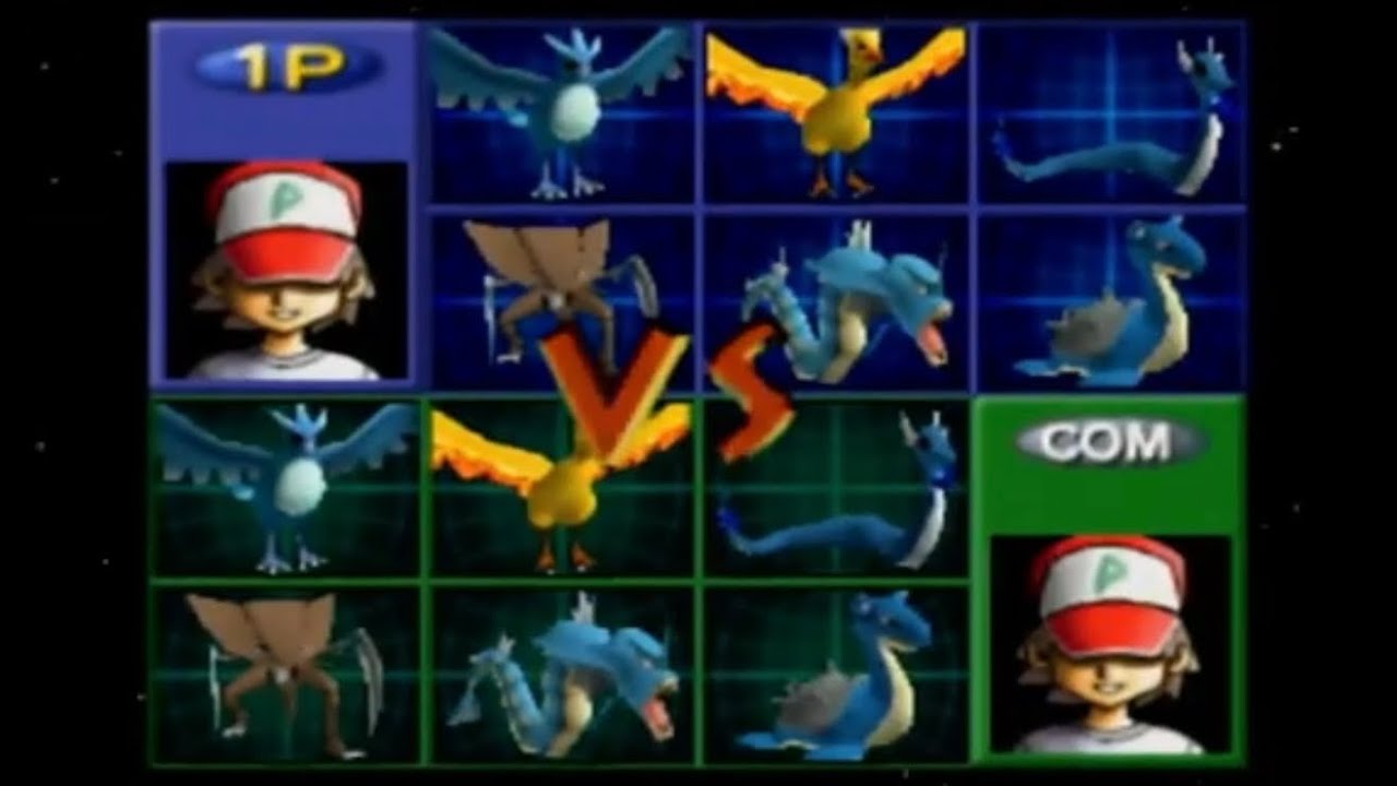 【N64】ニンテンドー64 ポケモンスタジアム２ 昔に登録したポケモンでバトルしてみた！！！！