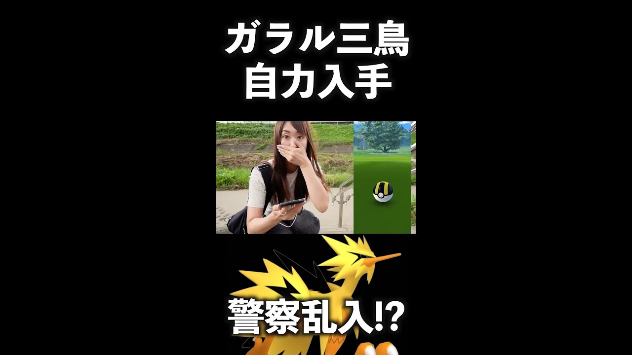 警察!!? ガラルサンダー自力入手?? 色々持っていた日。【ポケモンGO】